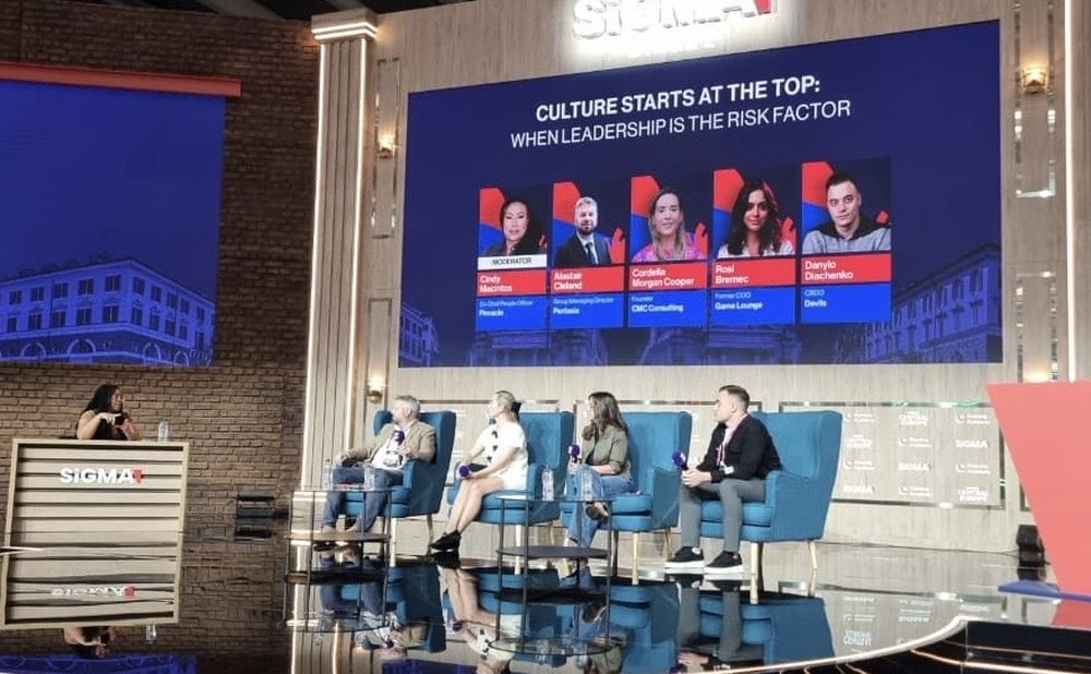 Rosi Bremec on the Culture Starts at the Top panel at SiGMA World Rome